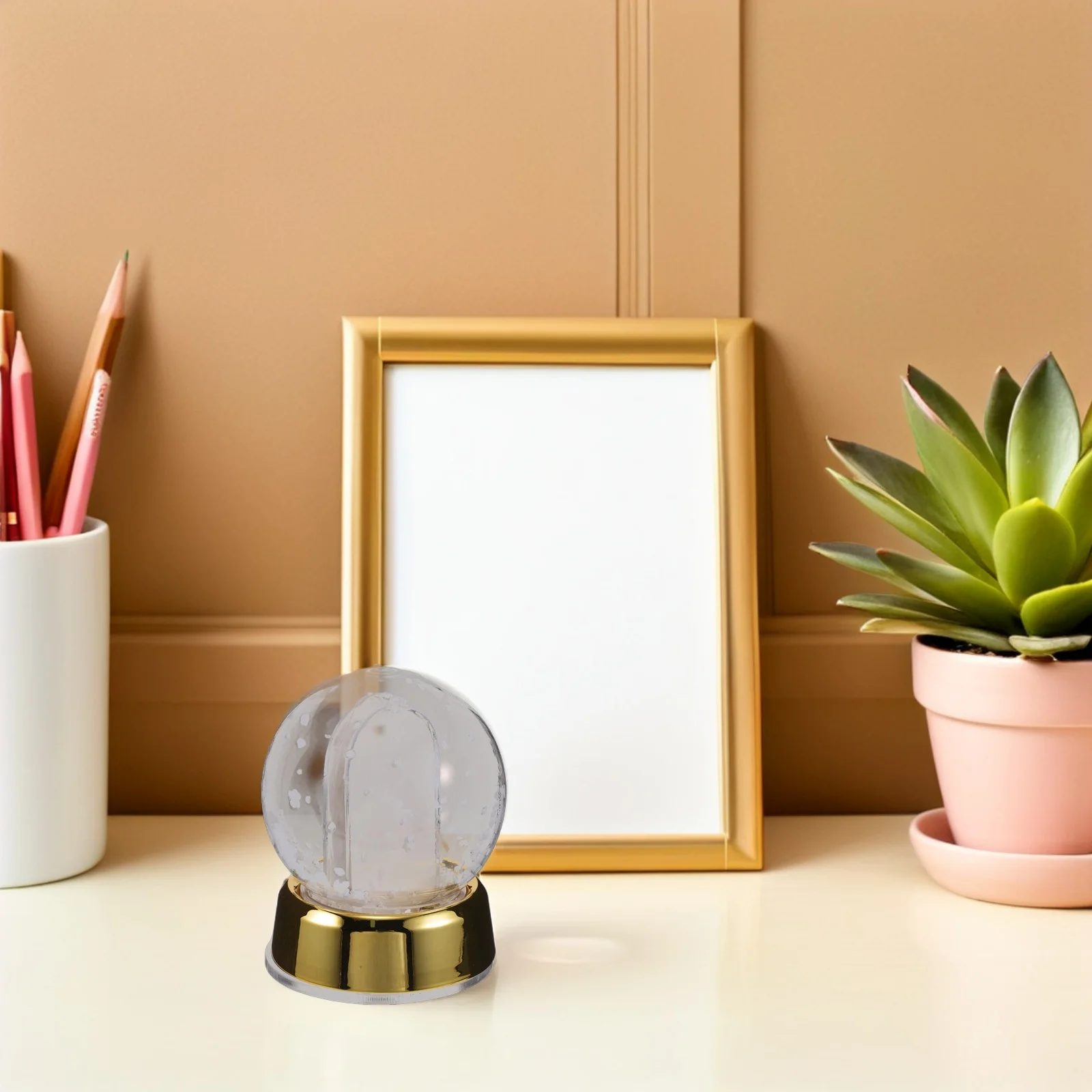 

Snow Globe Photo Frame 11X8Cm Blank Sublimation Insert For Diy Christmas Craft Holiday Decoration Clear Plastic Display