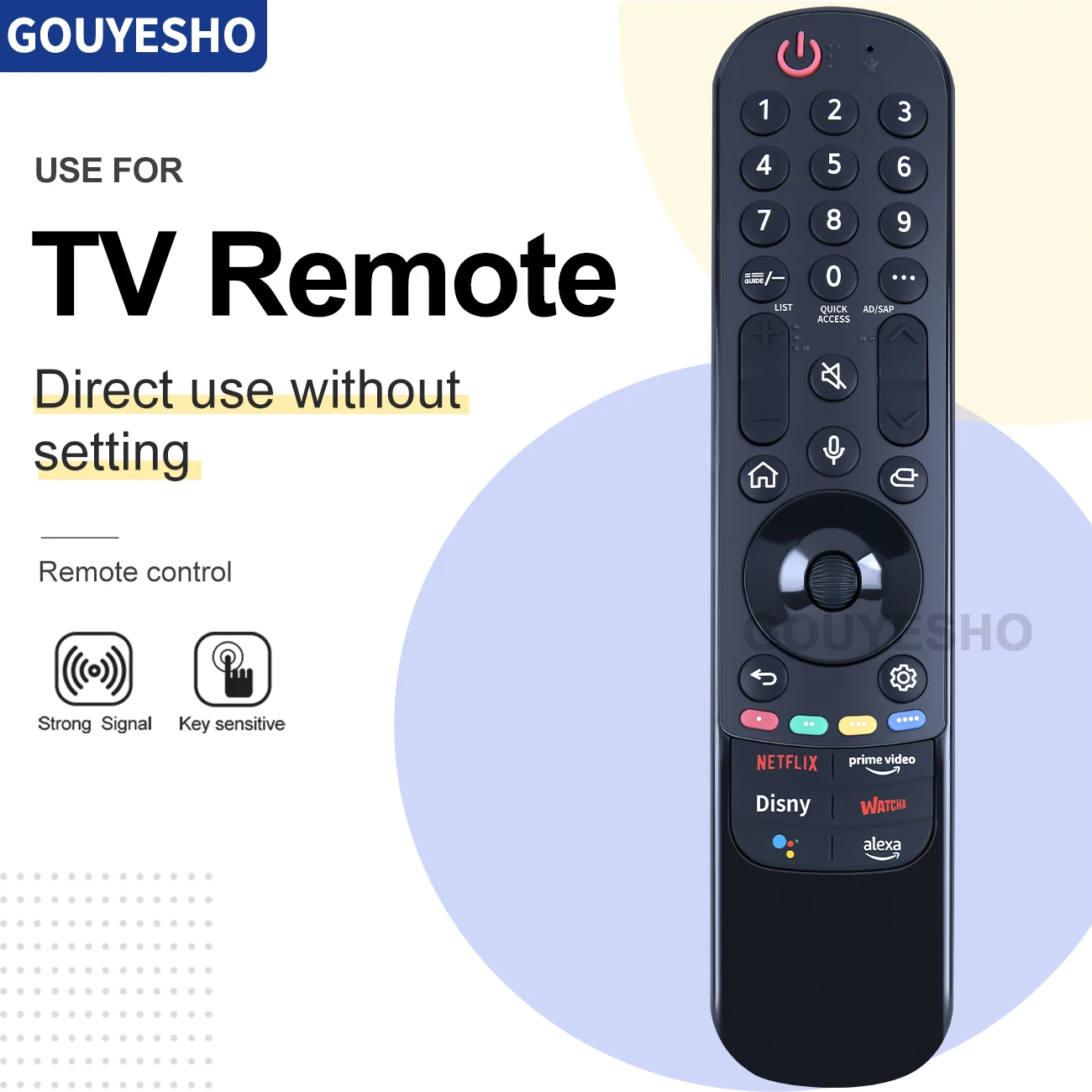 New Replacement IR Remote Control Use for MR22GA Series AKB76039907 TV Controller No Voice No Pointer Function