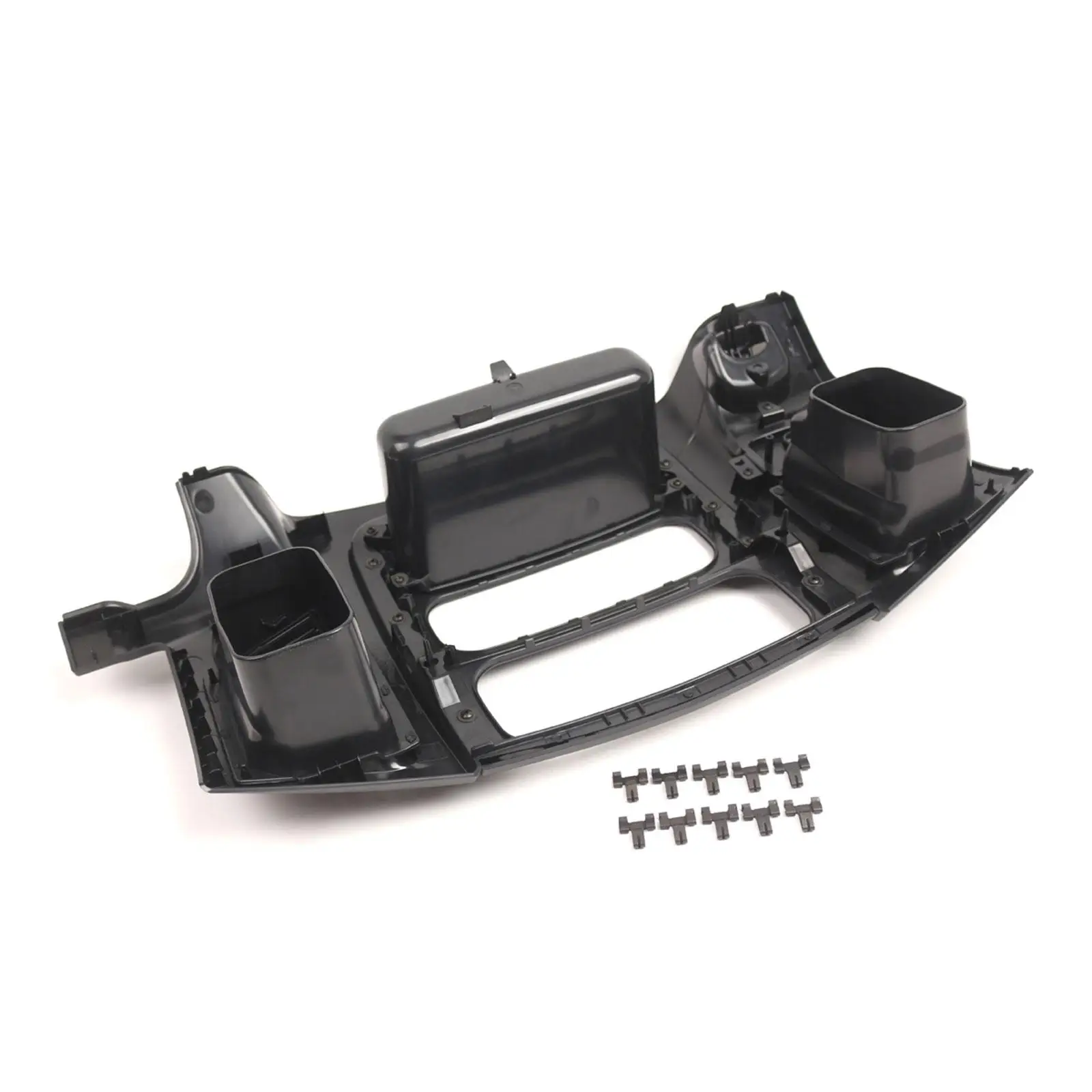 Sleek Black Instrument Panel Cover Bezel Air Vent Trim Interior Upgrade for Dodge Ram 1500 2002-2005