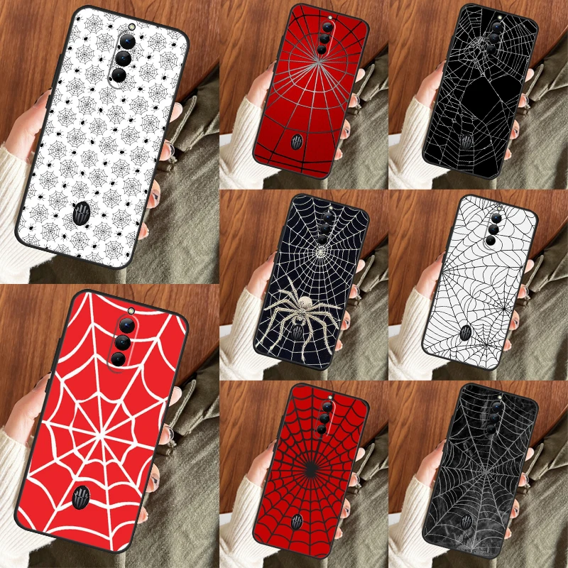 Spider Web Head Mask Back Case For ZTE Nubia Red Magic 8 7S 7 Pro 6 6S 6R 5G 5S Cover Phone Shell Fundas