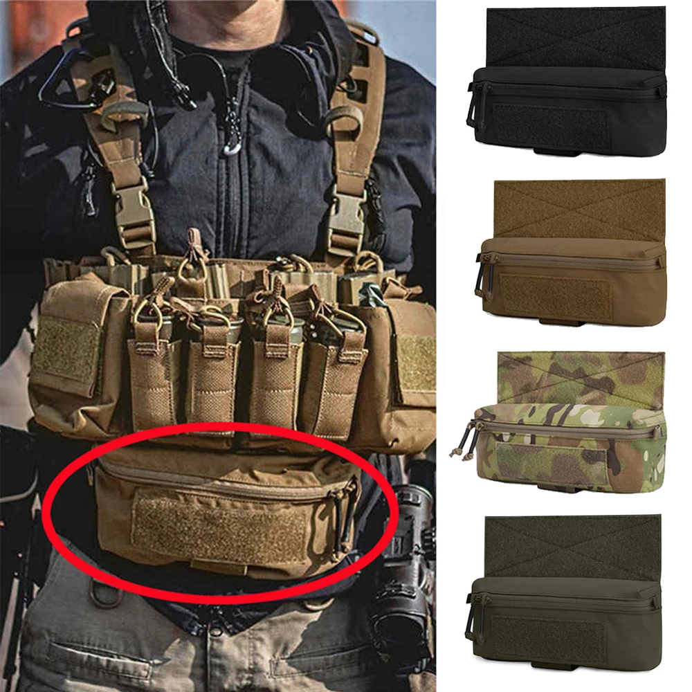 

Tactical Vest Dangler Drop Pouch Mini Abdominal Dump Drop Pouch Fanny Pack for JPC CPC LBT D3CR MK3 MK4 Plate Carrier Storage