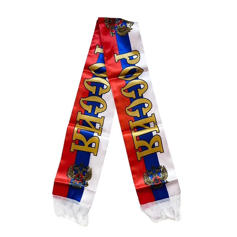 Aerlxemrbrae 15*150cm    Customized Scarf Flag  High Quality Polyester Banner Festival Party Football Sports Decoration