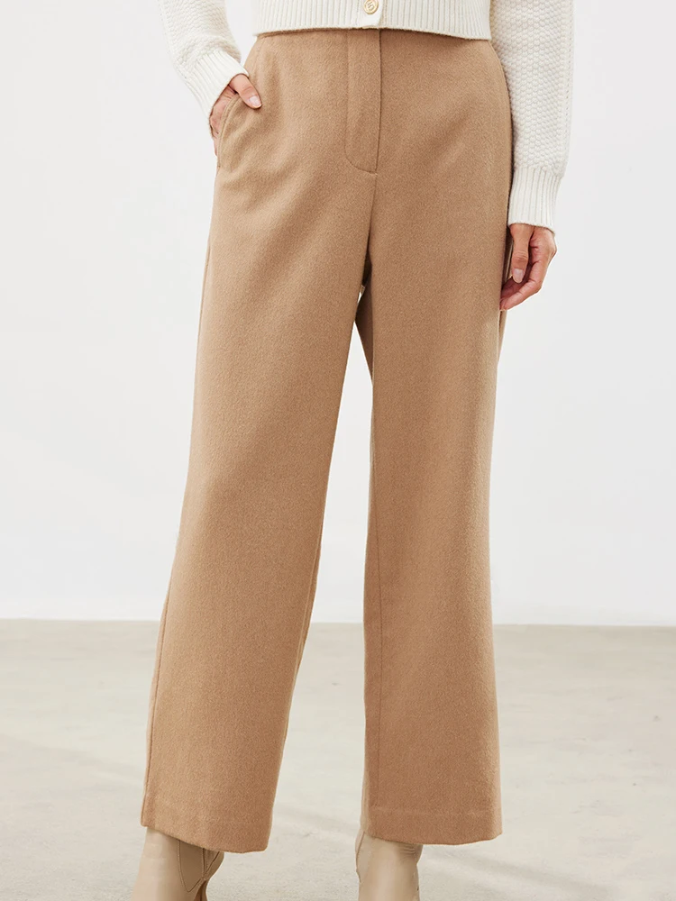 

Wei Uncolored 00, оригинальный цвет, верблюжий пух, высококачественные прямые брюки для поездок на работу, универсальные утягивающие брюки для всех