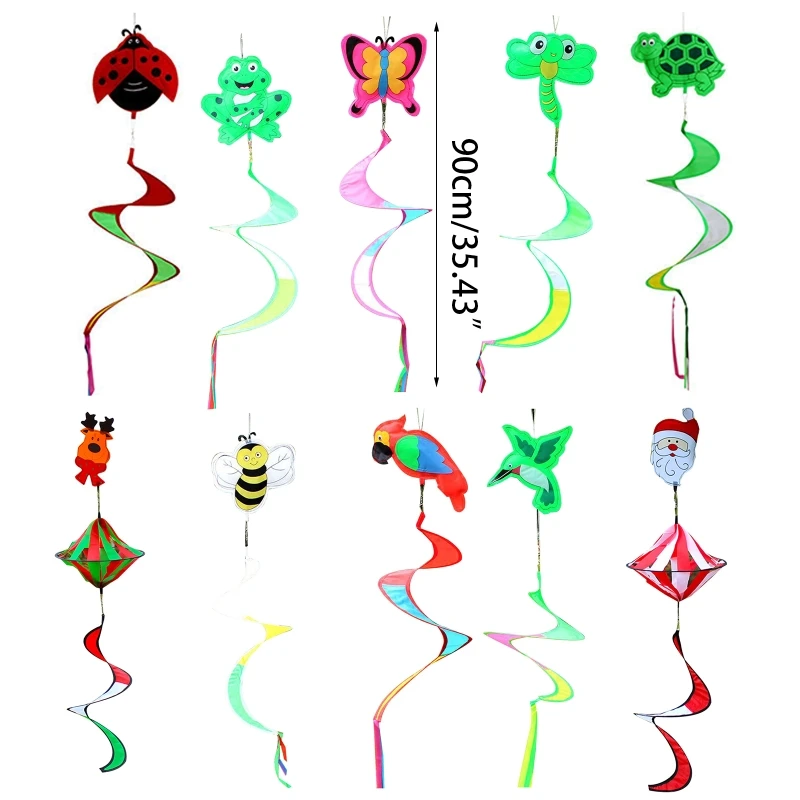 Animale rotante Wind Strip Windmill Hanging Wind Spinner Toy per la festa all\'aperto della decorazione del giardino dell\'asilo
