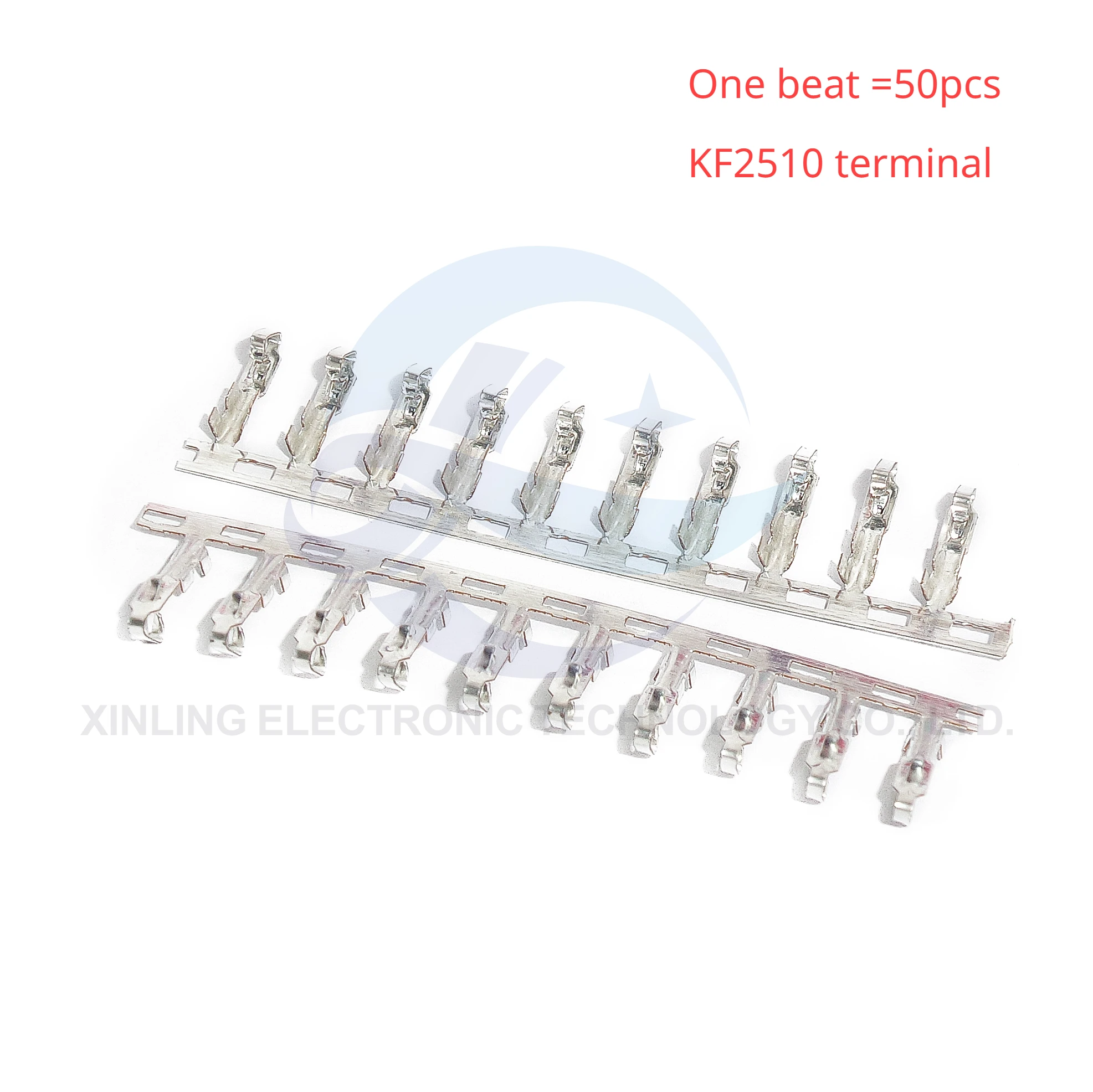 50pcs KF2510 terminal Cord-end terminal Spacing 2.54mm Crimping/wiring terminal electronic