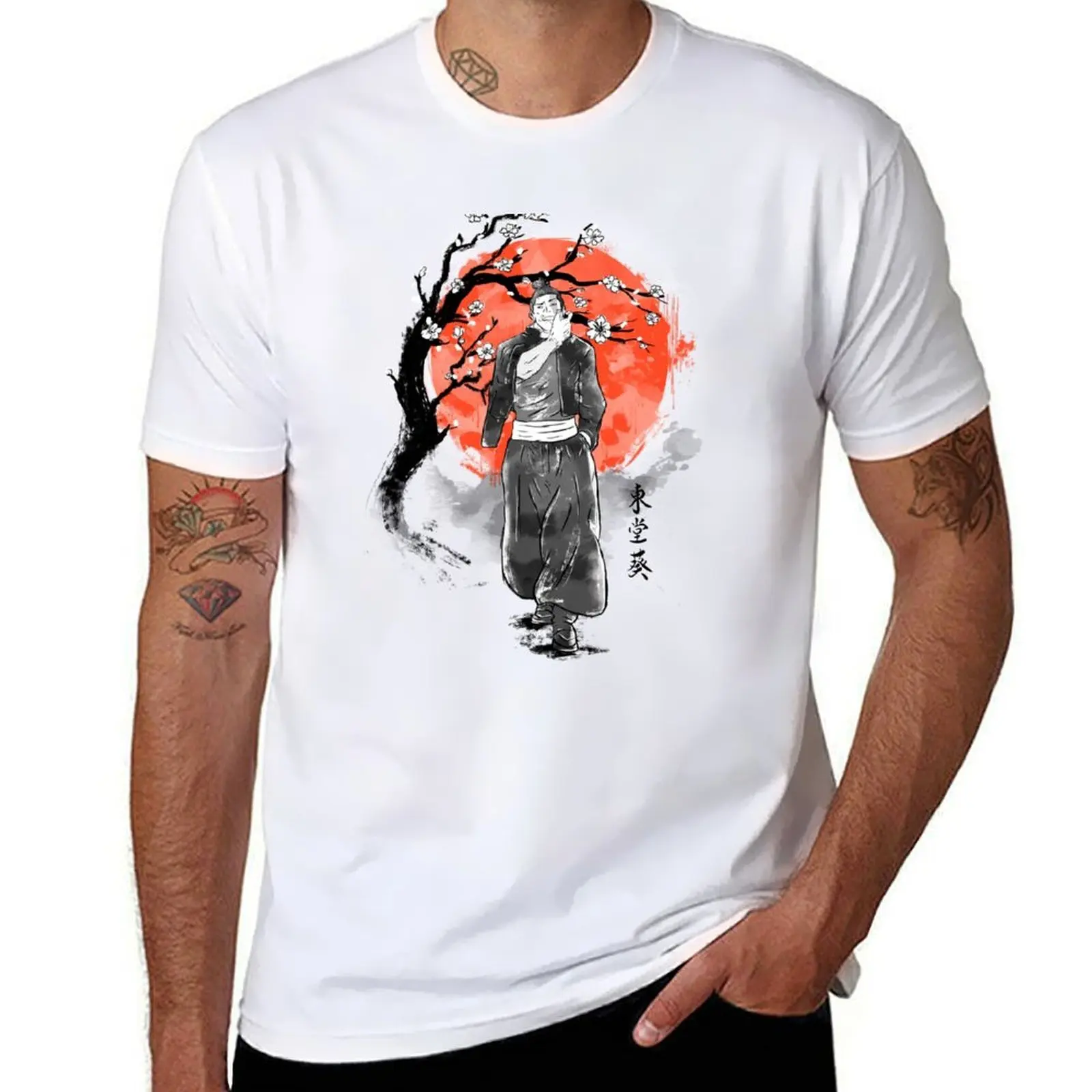 

Todo at sakura tree T-Shirt cotton t shirts high quality t shirts with prints anime t shirts oversize T-Shirt