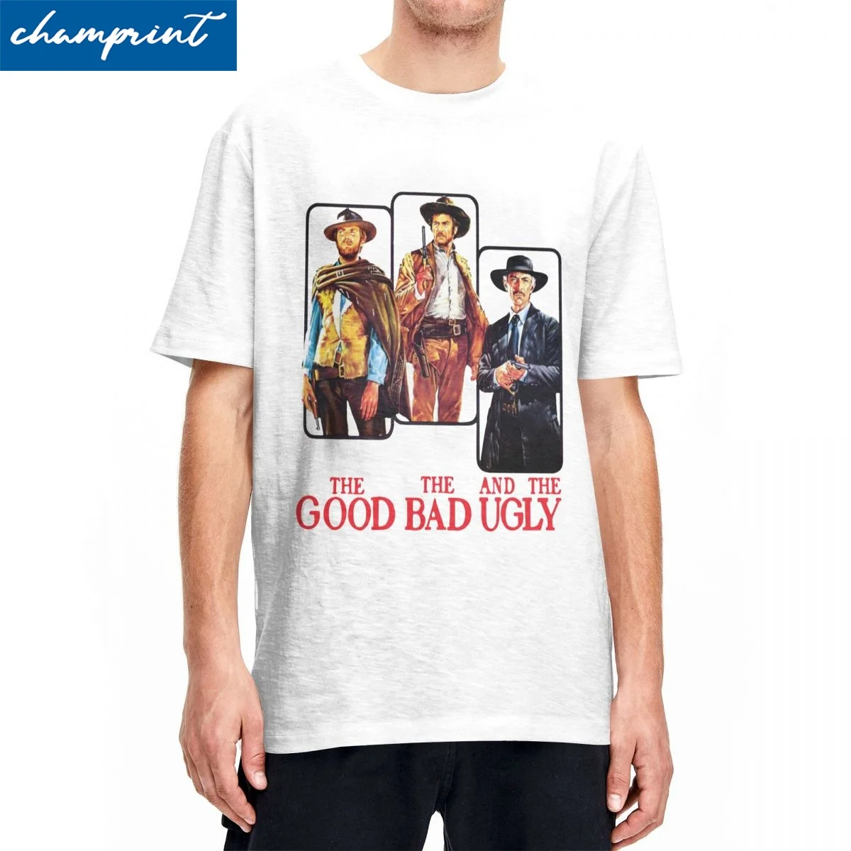 Men Women's The Good The Bad And The Ugly Clint Eastwood Event T Shirts Streetwear Harajuku Cotton Funny Short Sleeve T-Shirts