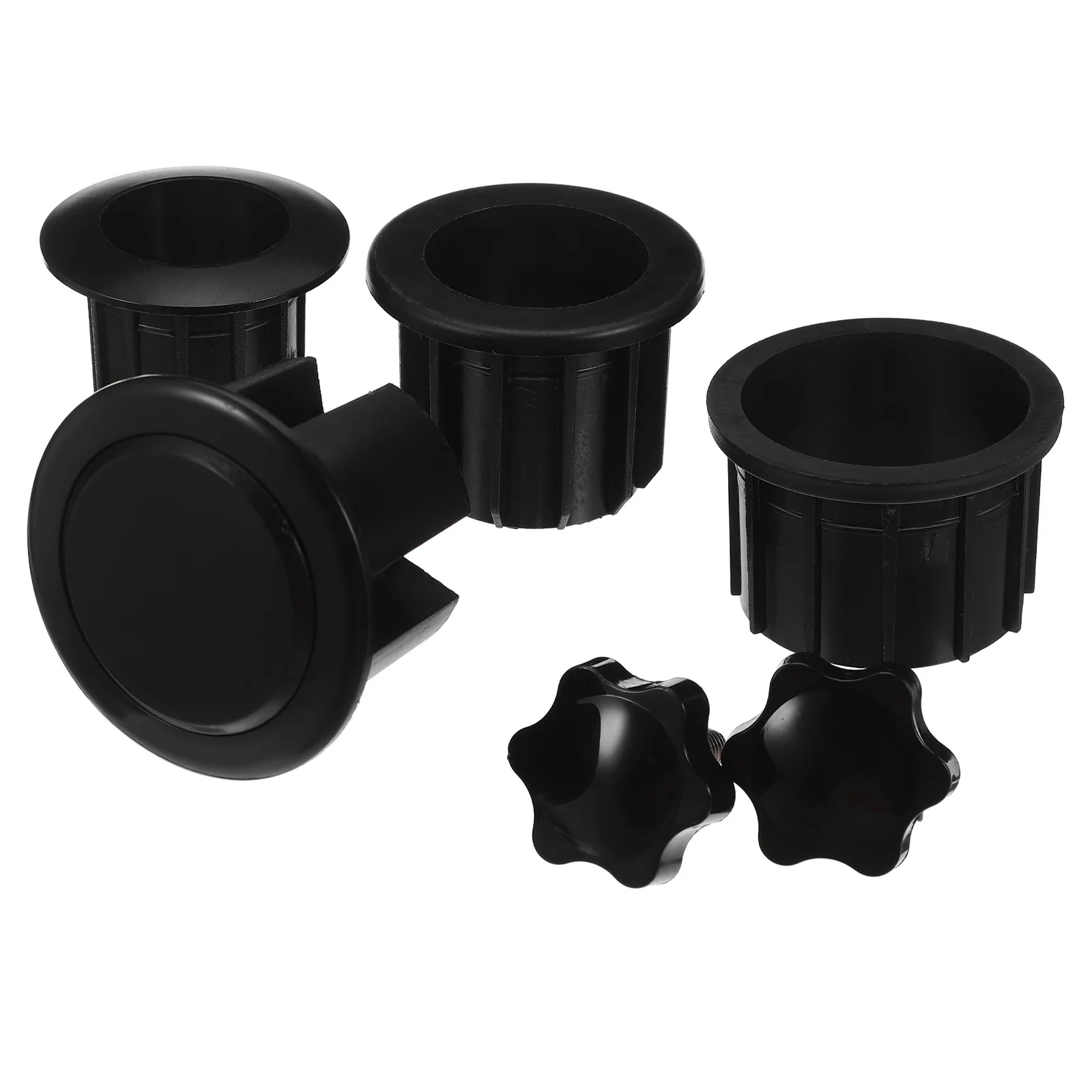 1 conjunto de peças de reposição para base solar: capa de suporte para guarda-chuva de pátio, inserção reforçada para buraco de mesa ao ar livre, poste de guarda-sol à prova de vento