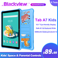 Blackview Tab A7 Kids Tablets 10.1-Inch Display Children PC Android 12 3GB 64GB WIFI 6580mAh Google Play Study Tablet PC