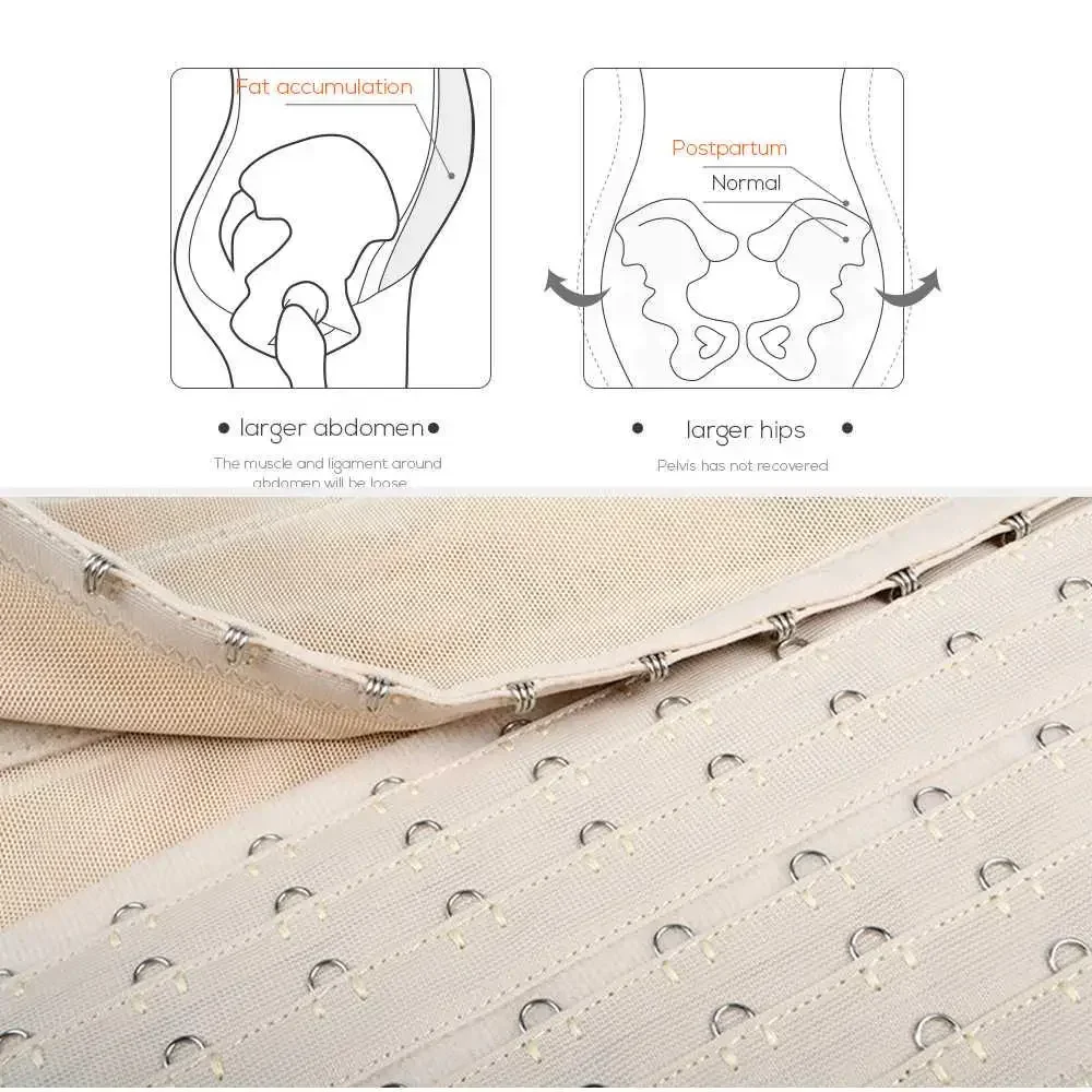 Waist Trainer Body Shaper Tummy Corset Slimming Butt Lifter Shapewear Women Colombian Girdles