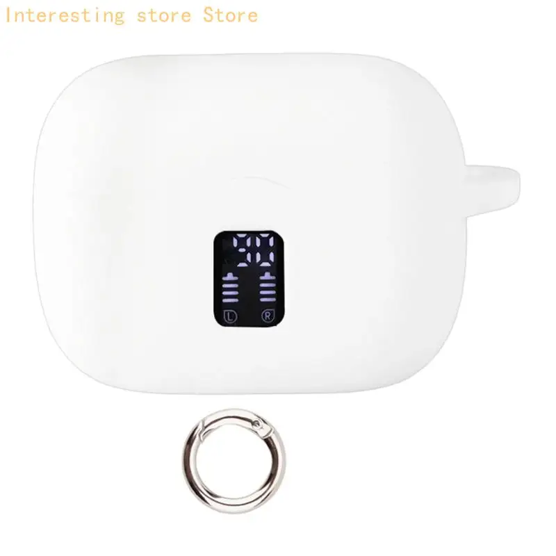 Model-Specific Earbud Charging Protector Case Cover, Silicone Shell with Display Opening, Charging Access, and Included