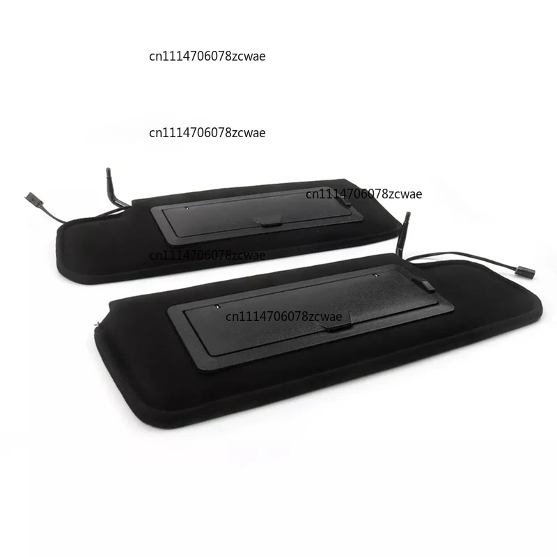For  Corvette C4 1984-1996 Sunvisors Vanity Mirror 1Pair Car Sun Visors Shades W/LED Light 12459827 14081826