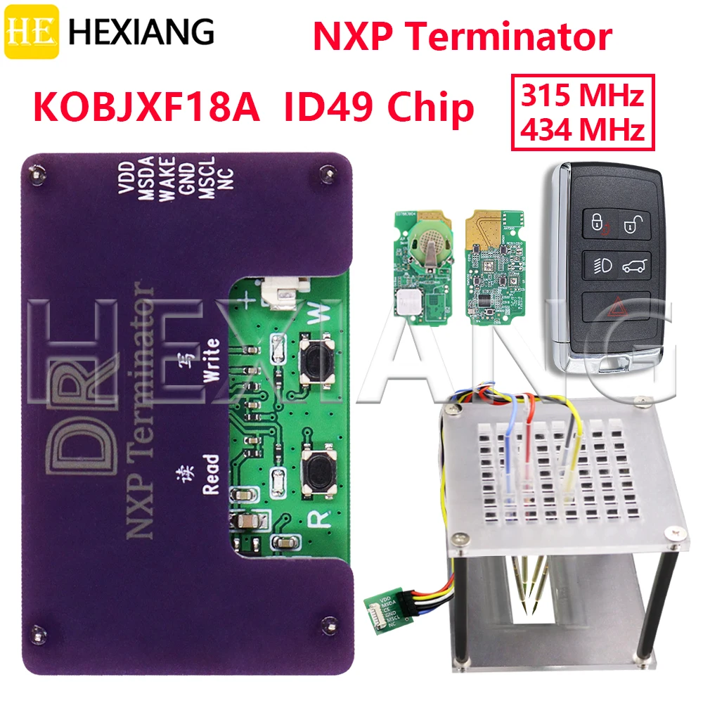 HE KOBJXF18A 315 MHz 434 MHz ID49 Chip Car Remote Key  For Land Rover Evoque Discovery 5 Sport Jaguar Defender Range Rover Velar