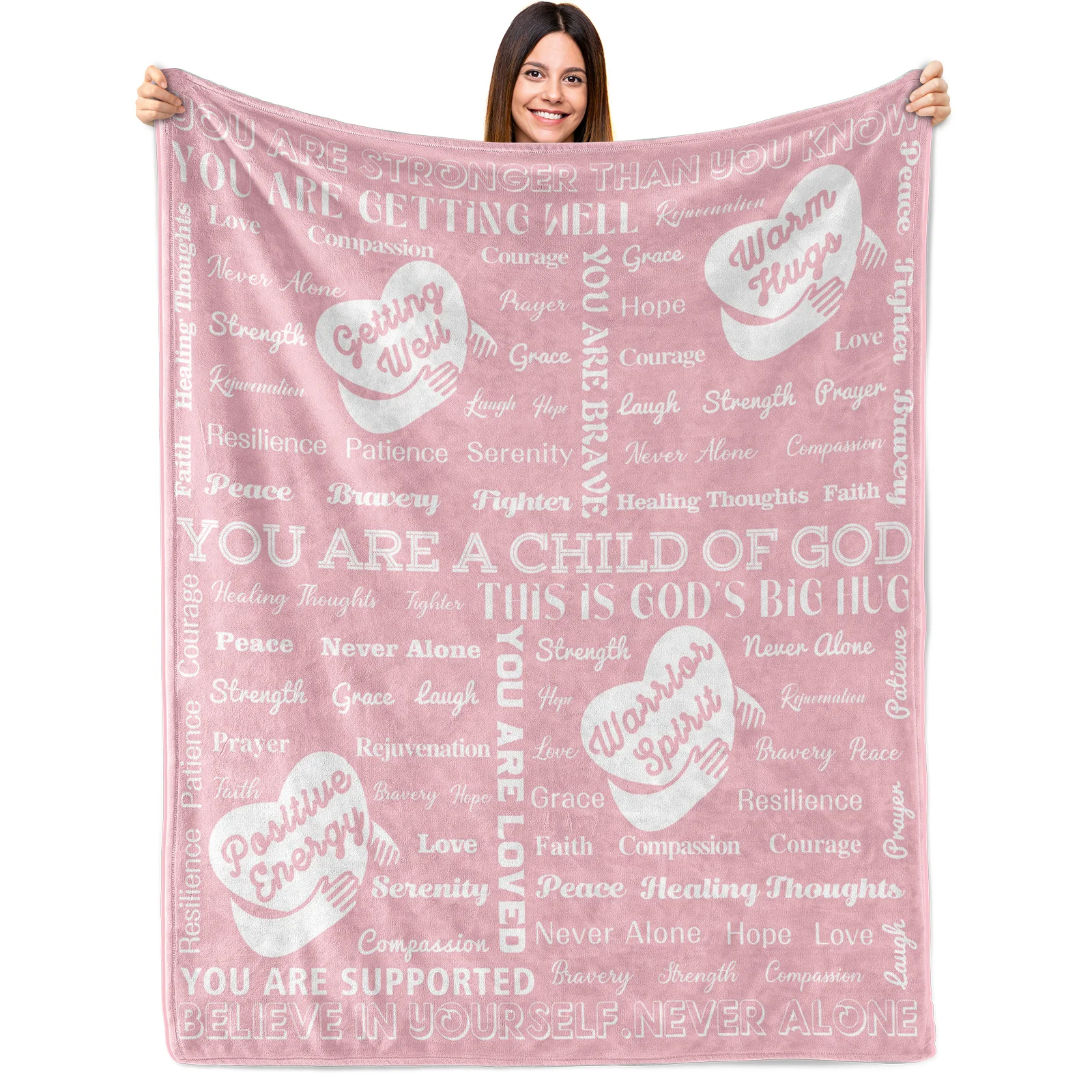 

Поздравительные открытки серии Pink Healing — различные теплые благословения и сердечковые послания, транспортирующие любовь и силу