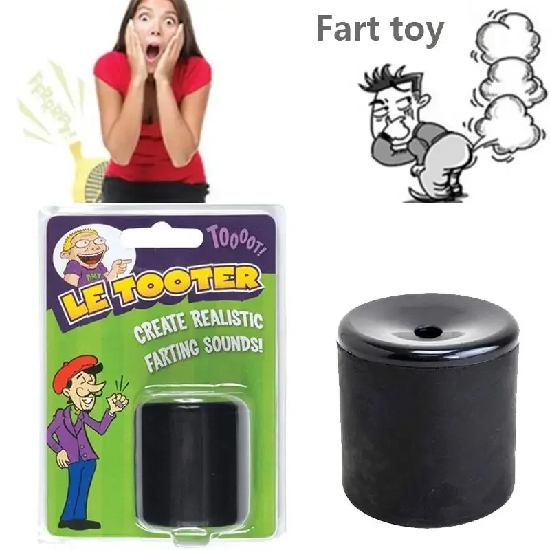 Farting Sounds Fart Pooter Gag Joke Machine Party Squeeze Fart Tube Funny Spoof Plastic Toys For Children's Gift Prank Toys