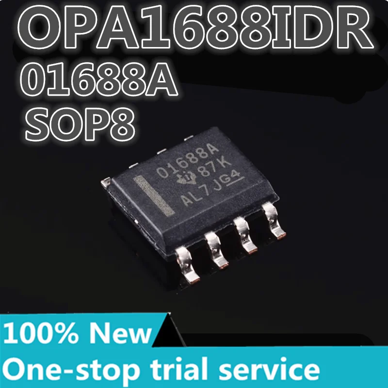 

2-100PCS %New OPA1688IDR OPA1688ID Silkscreen 01688A operational amplifier is packaged with SOP8