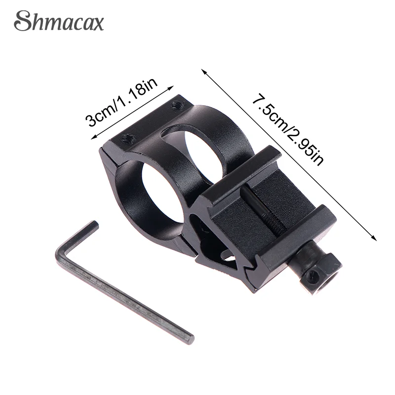 1Pair Tactical 25.4mm Quick Release Offset Flashlight Scope Mount 20mm Rail 45 Degree Sight Mount Hunting Accessories