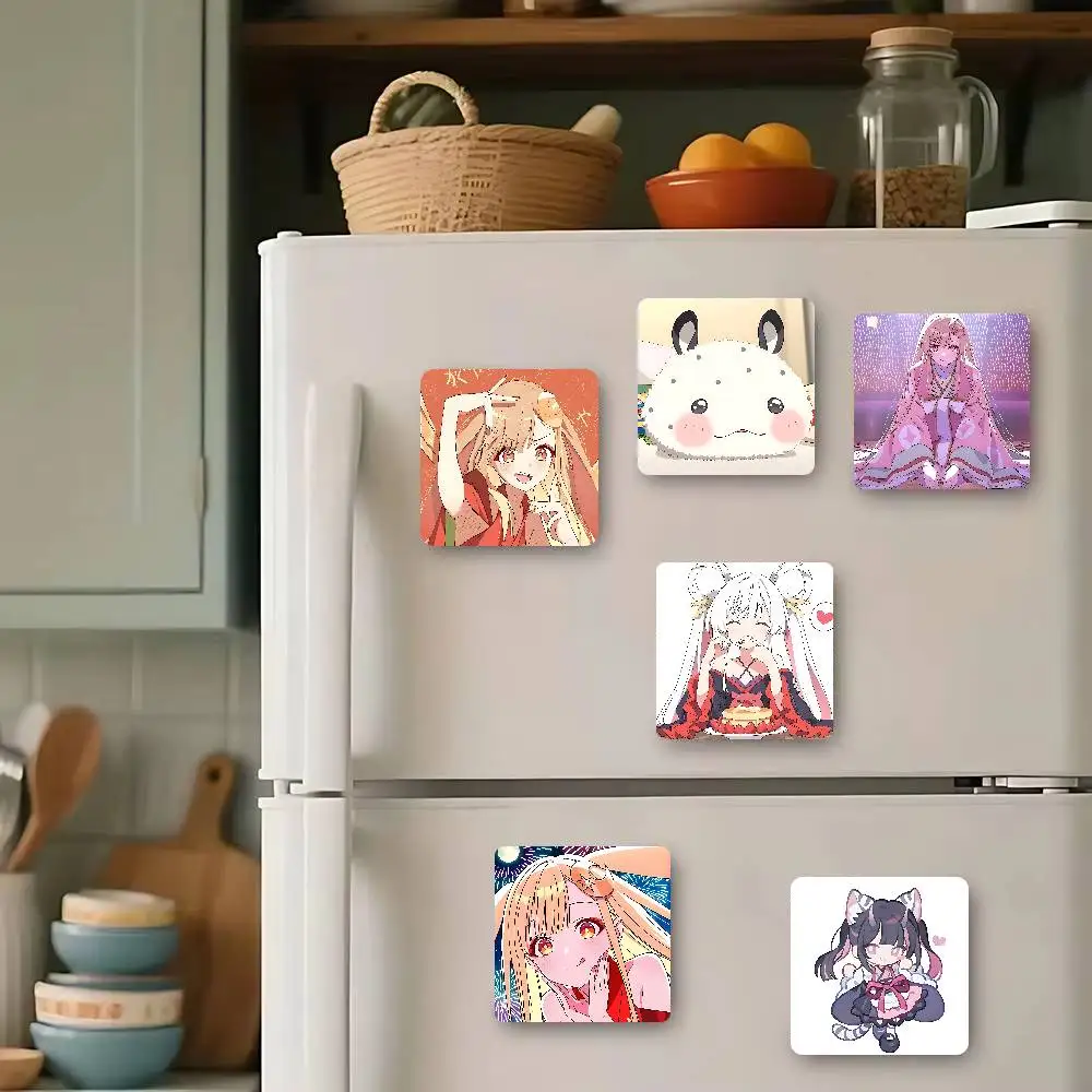 C-Cosmic Princess K-Kaguya Refrigerator Magnet Creative Kitchen Home Decoration Soft Magnetic Festival Gifts Multi Scene Use
