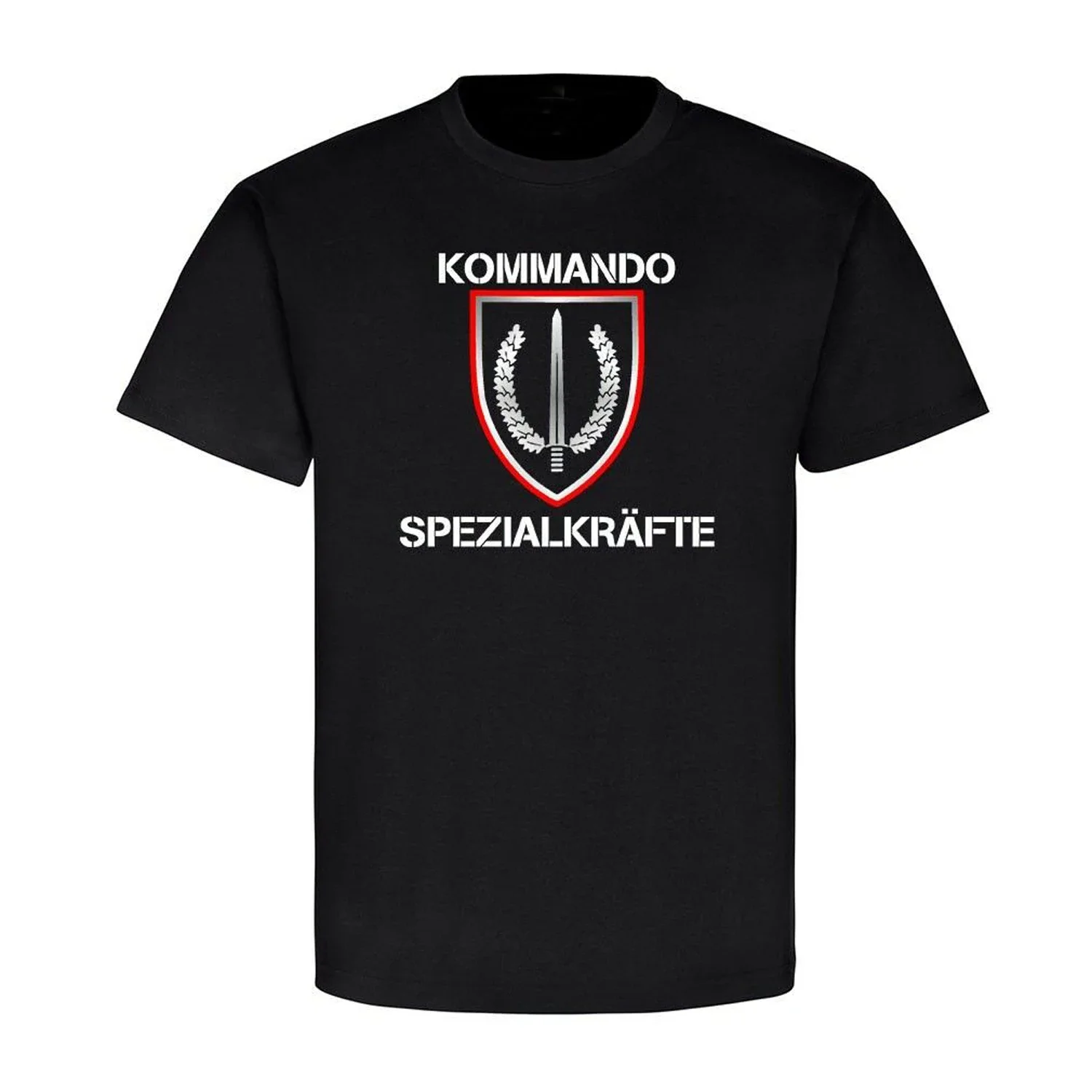 Commando Special Forces BW KSK Army Badge Crest T-Shirt 100% Cotton O-Neck Summer Short Sleeve Casual Mens T-shirt Size S-3XL