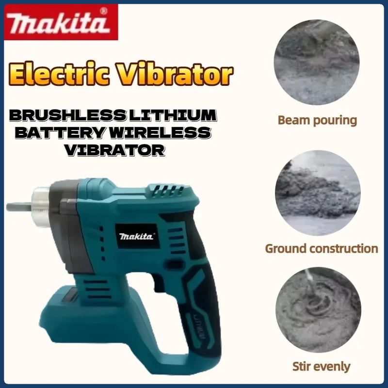マキタコードレス電動コンクリートバイブレーターコンクリート20V 18Vバッテリーコンパクターコンクリートブラシレスハイパワーミキシングパワーツール