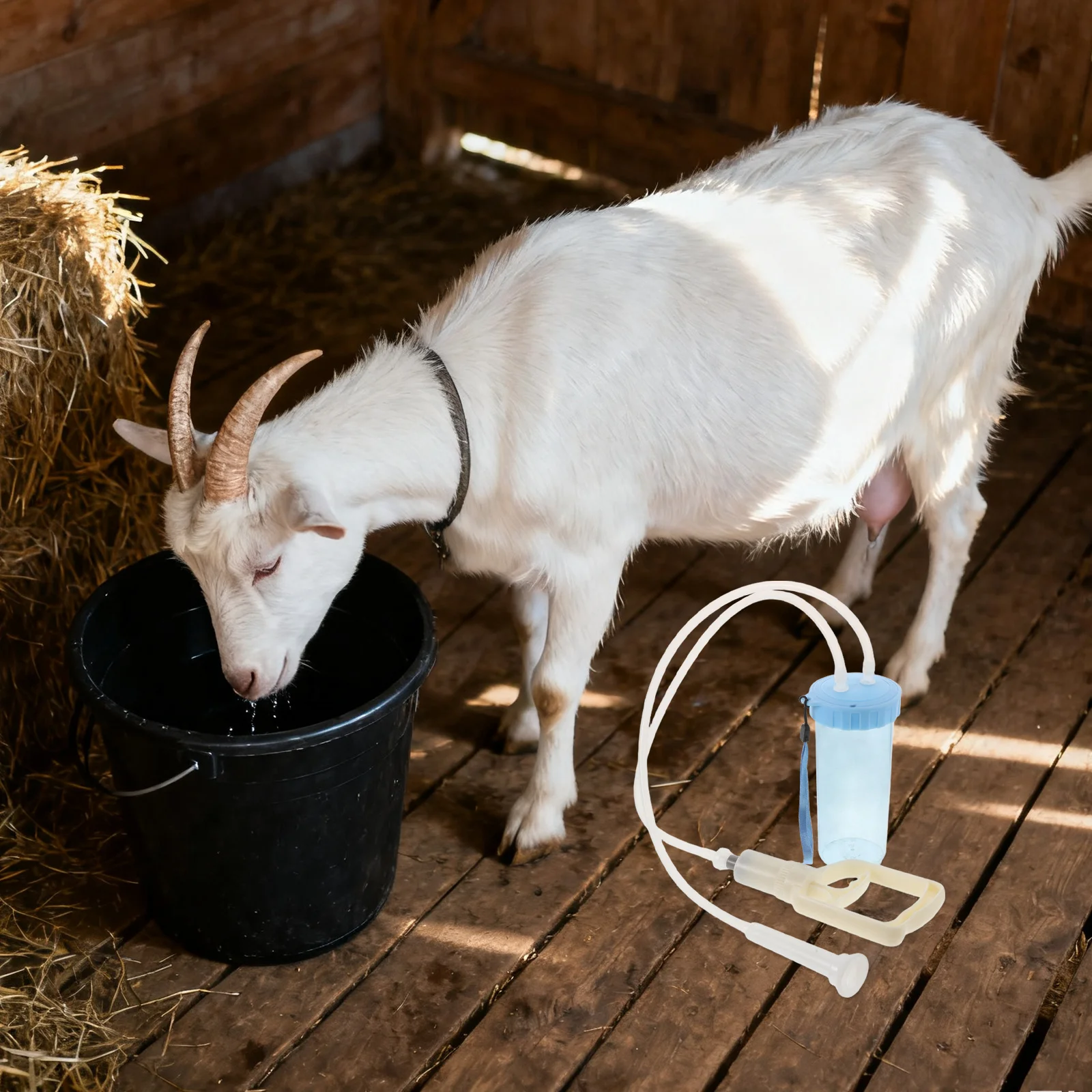 

1Set Manual Sheep Milking Machine Portable Goat Milker Kit 500g Handheld Suction Pump Milking Supply Farm Animal Milk Extractor