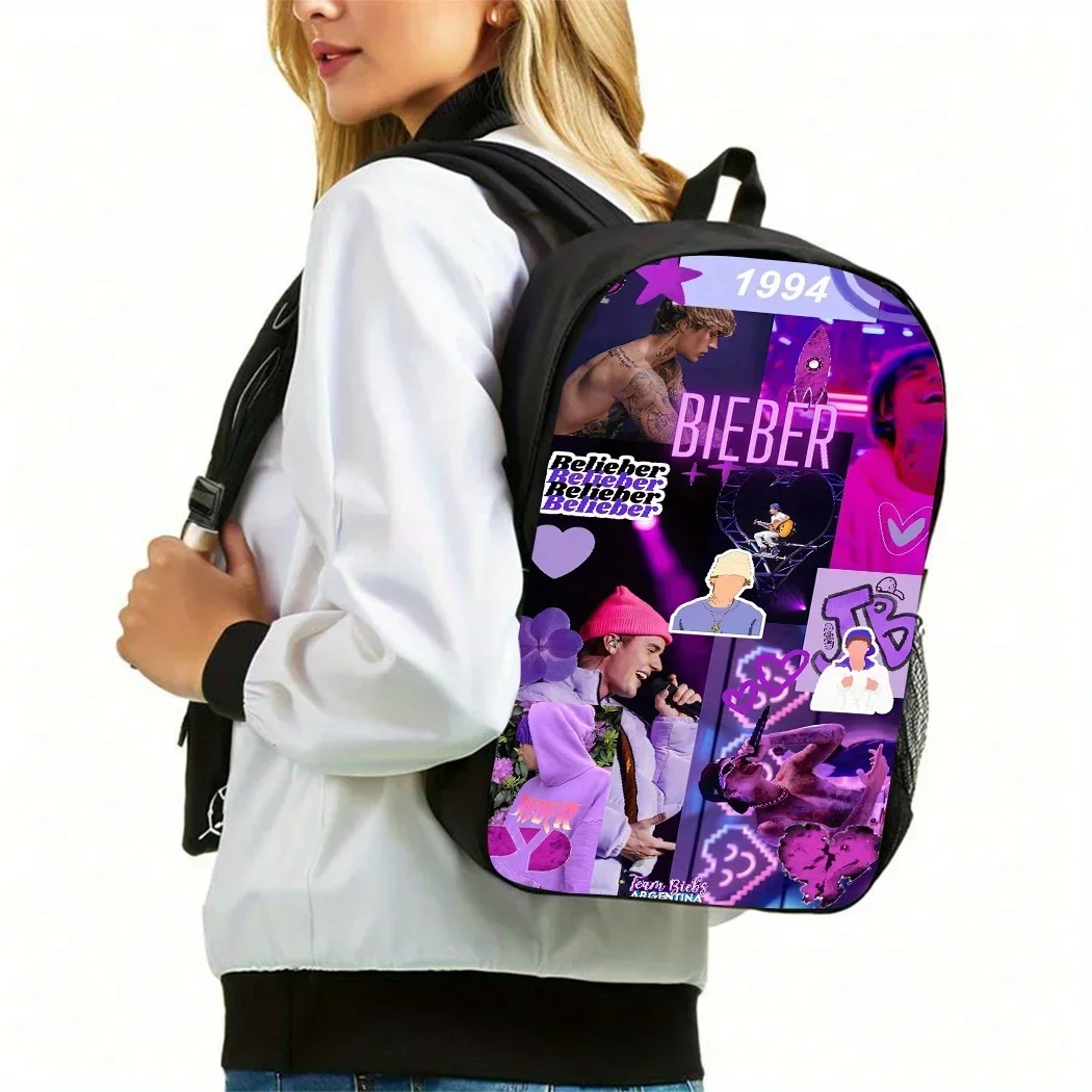 Custom Bag 3pcs Young Male Singer Backpack Set - Durable, Lightweight & Large Capacity With Multiple Pockets, Adjustable Straps,