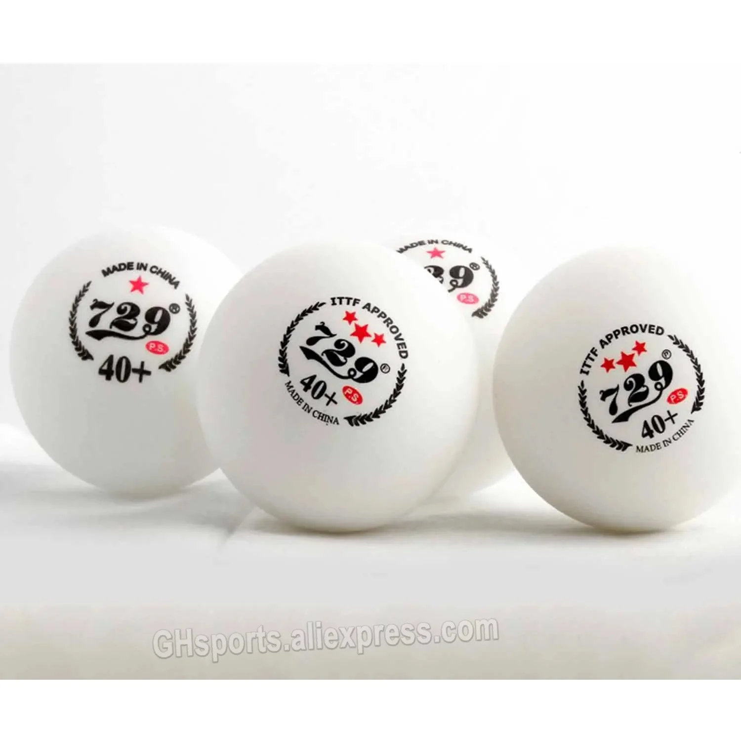 729 Friendship 3-Star Seam 40+ Plastic Table Tennis Balls New Material ITTF APPROVED Poly Ping Pong Balls