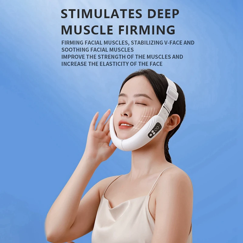 Hot Skin Care EMS Electric Facial Massager Face Slimming Machine V Shaper Chin Cheek Lifting Firming Equipment Beauty Tool