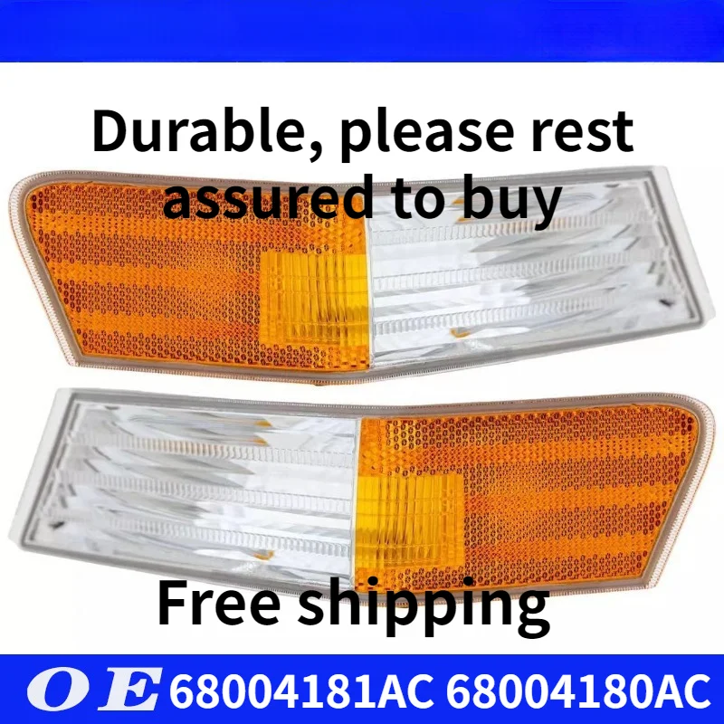 

Fit For jeep patriot parking light turn signal directional lamp front Left or right 68004181AC 68004180AC