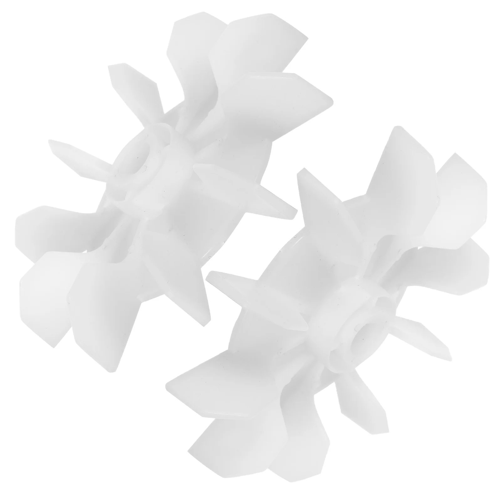 

2pcs Air Motor Blades Plastic Replacement Cooling Fan For Small Compressor Lightweight Universal Fit Easy Installation