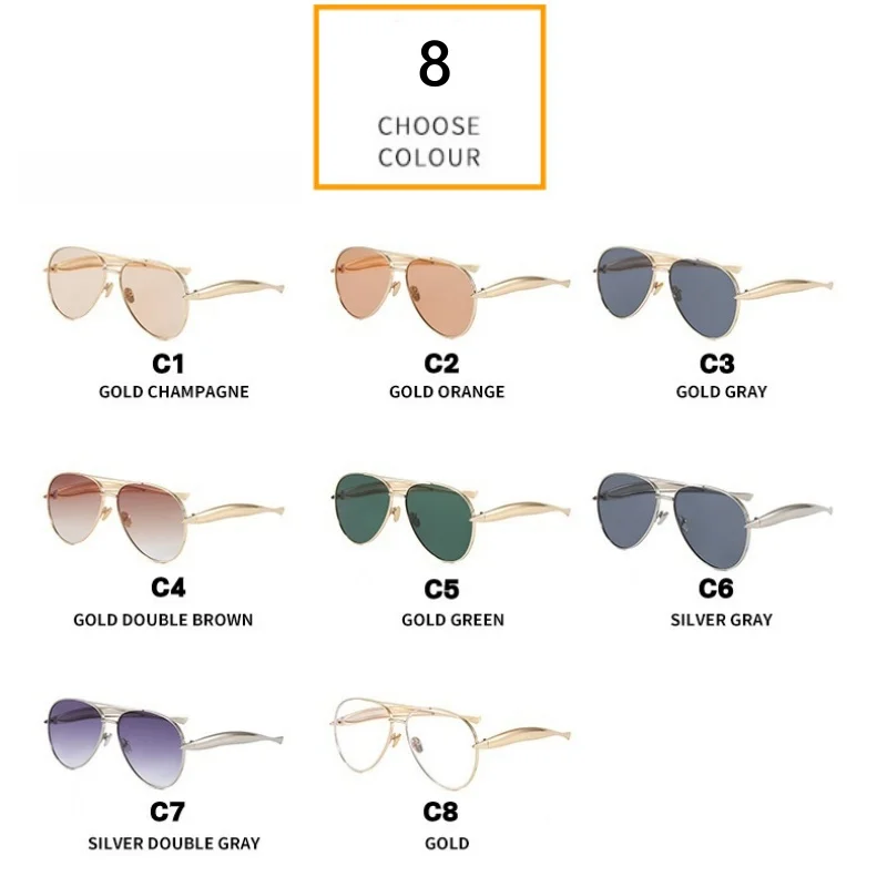 New Retro High Quality Round Sunglasses For Women Men Original Sun Glasses Fashion Ladies Shades UV400 Eyeglasses image 5