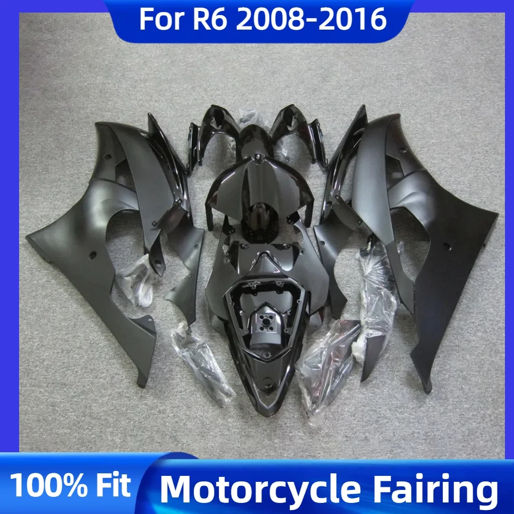 New ABS Fairings Kit Fit For YAMAHA R6 2008 2009 2010 2011 2012 2013 2014 2015 2016 08 09 10 11 12 13 14 15 16 Black