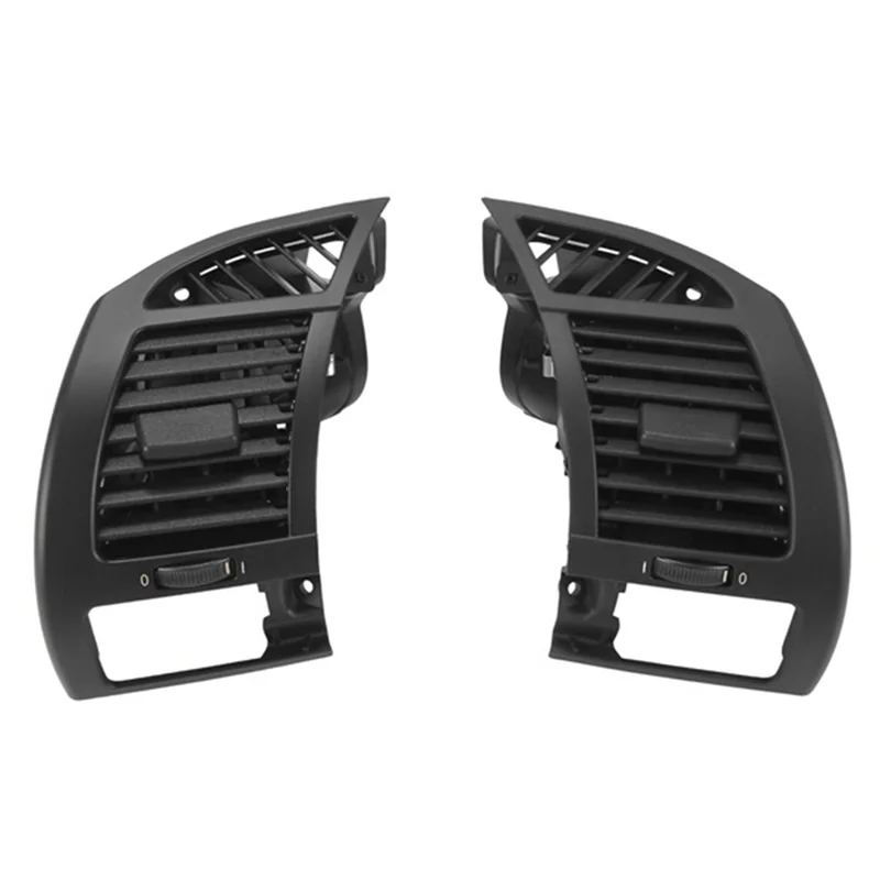 ABJO-Griglia di uscita dell'aria anteriore per auto senza portabicchieri per BMW Z4 E85 E86 2002-2008 Nero