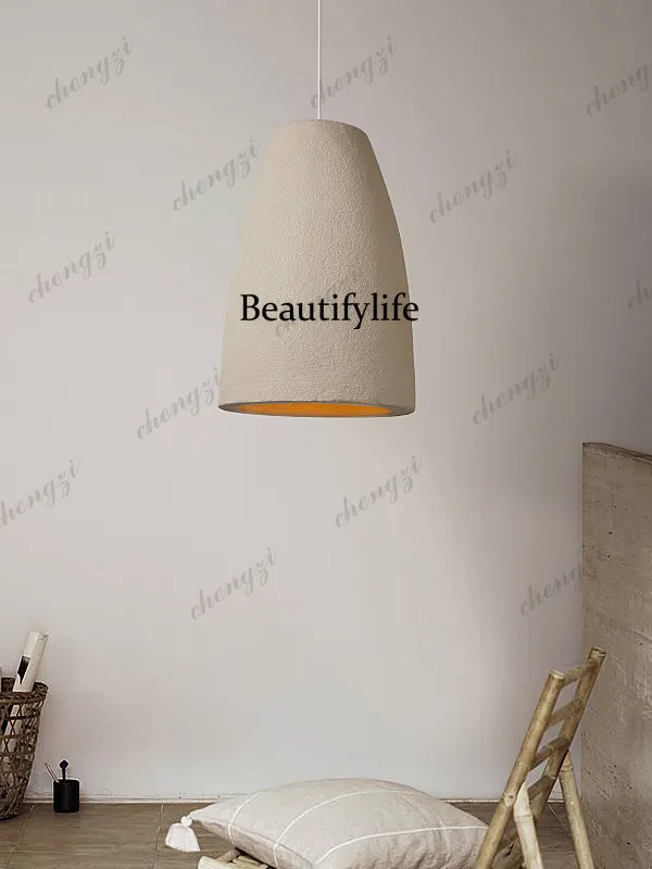 Japanese-style wabi wind chandelier creative personality bedside bedroom light homestay original design handmade