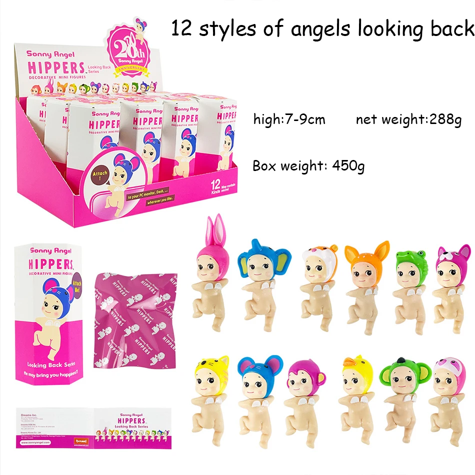 

Hot Sale Angel Blind Box Cute Party Hippers Anime Mini Figures Car phone Ornaments Dolls Fans Toy For Children Birthday Gifts
