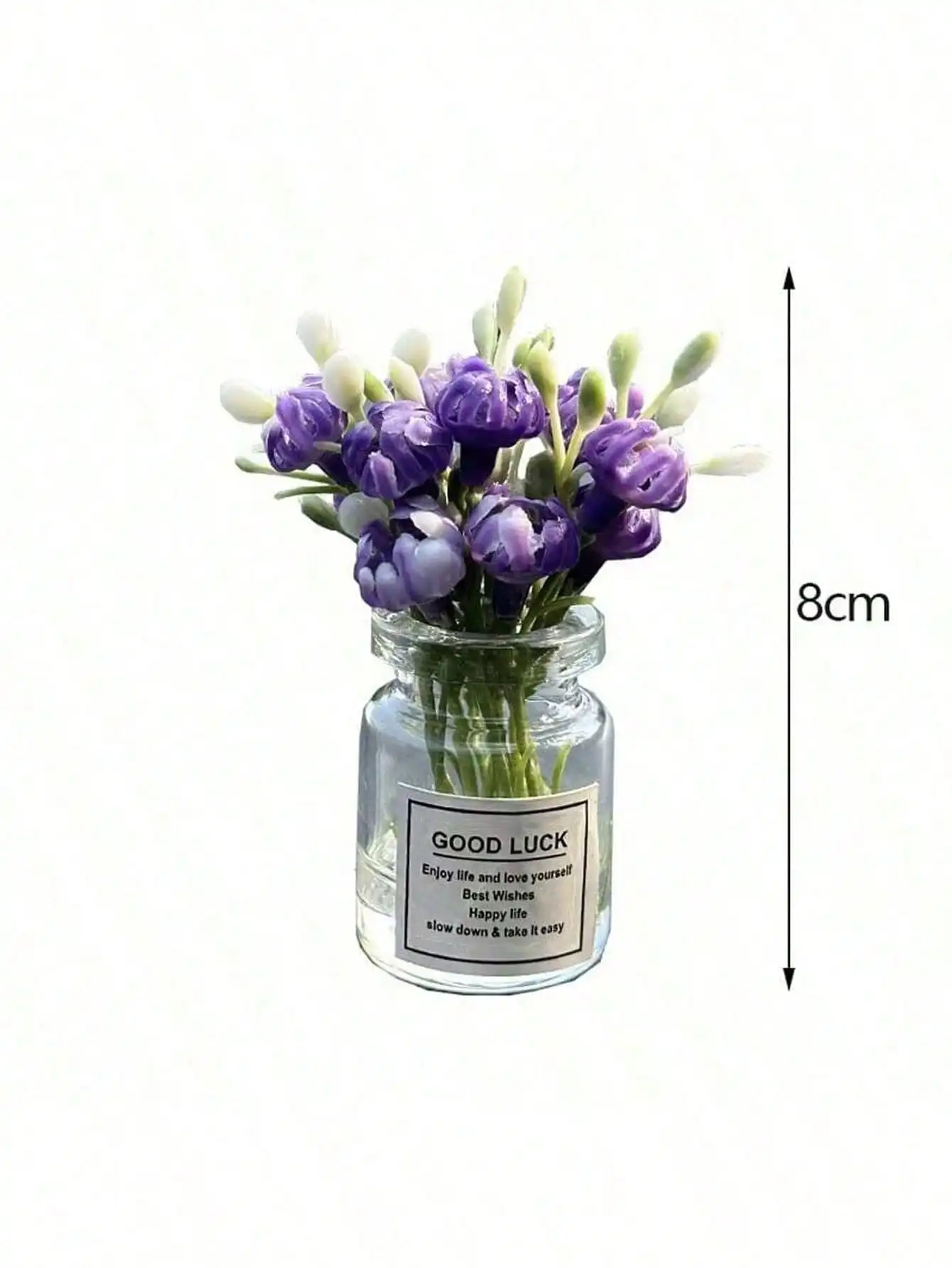 2pcs Cute Rabbit Ornament Flower Vase Decor For Car Interior image 5
