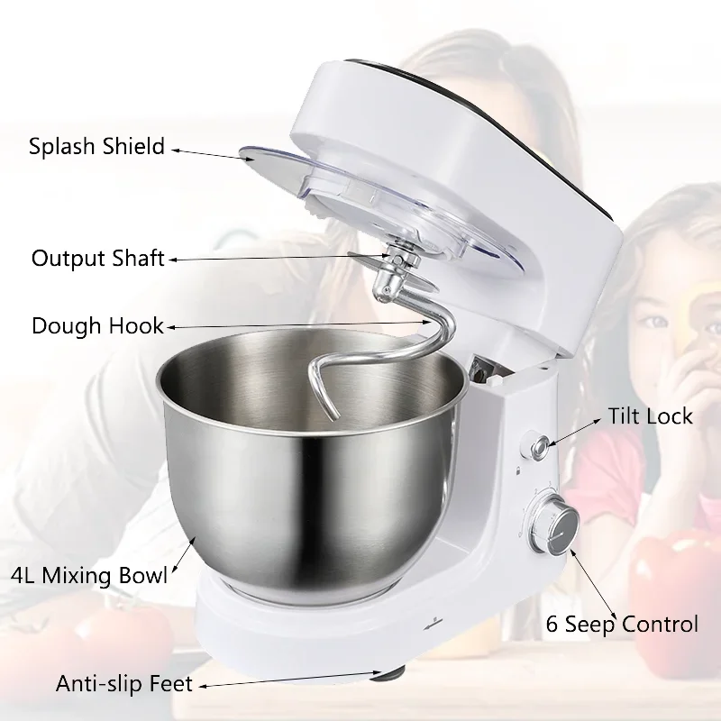 Electric Flour Mixer For Batidora Cuisine Robot 1500w Bakery Dough Home Kitchen Appliances Stand Food Mixer