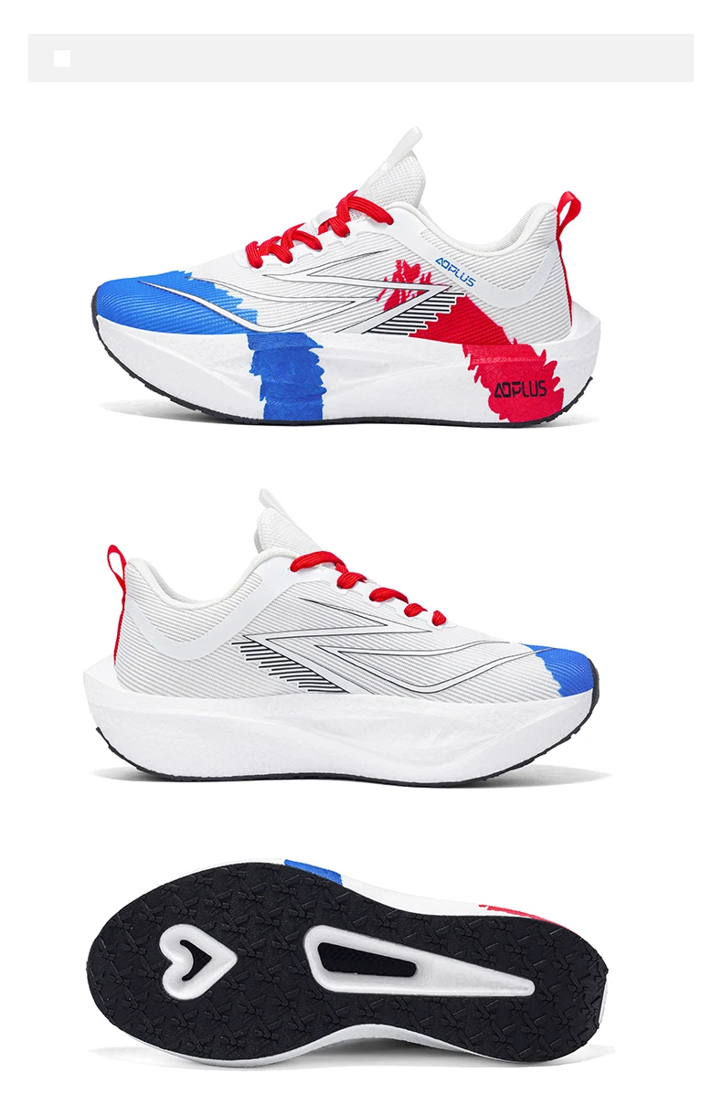 Herren Marathon-Laufschuhe mit Carbonplatte, Spezial-Sportschuhe für Outdoor, Atmungsaktiv, Leicht, Bequeme Damen-Sneaker – Detail 6
