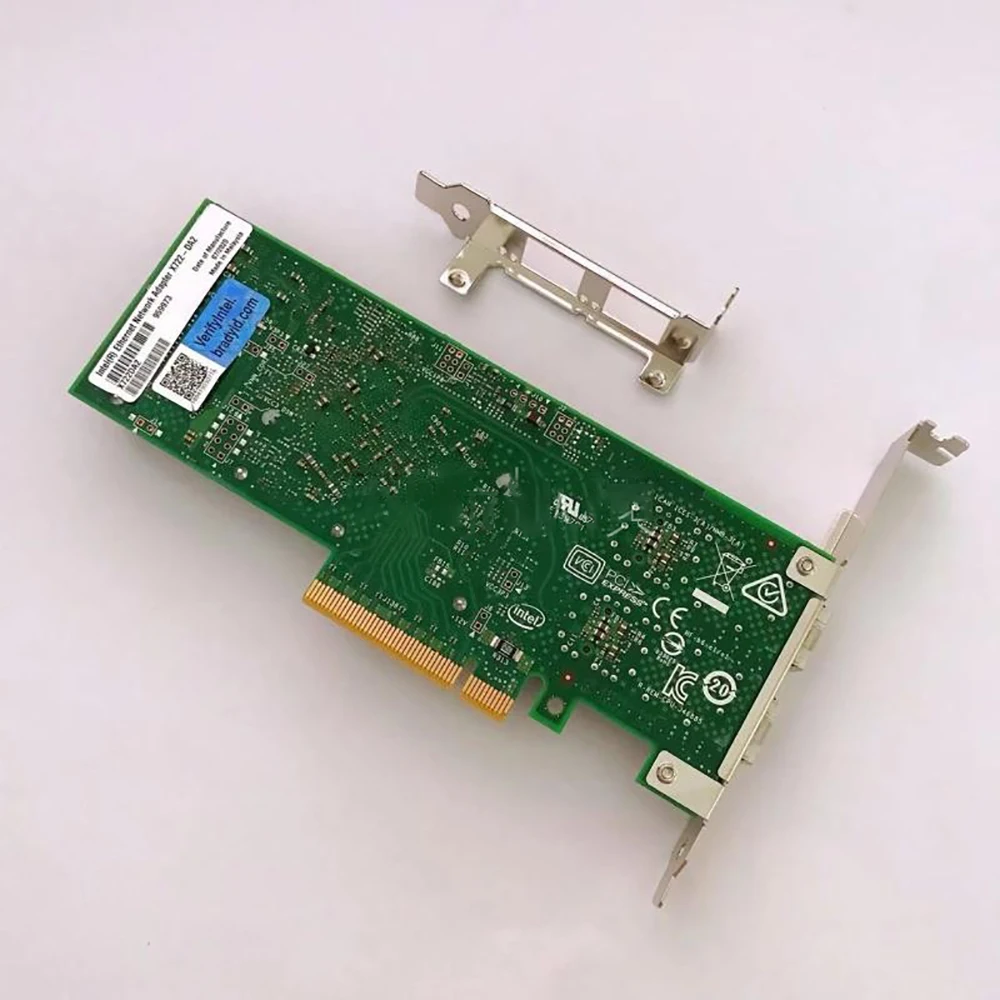 Para intel X722-DA2 rdma placa de rede para intelc628 10 gigabit dupla-porta servidor placa de rede de fibra óptica alta qualidade navio rápido