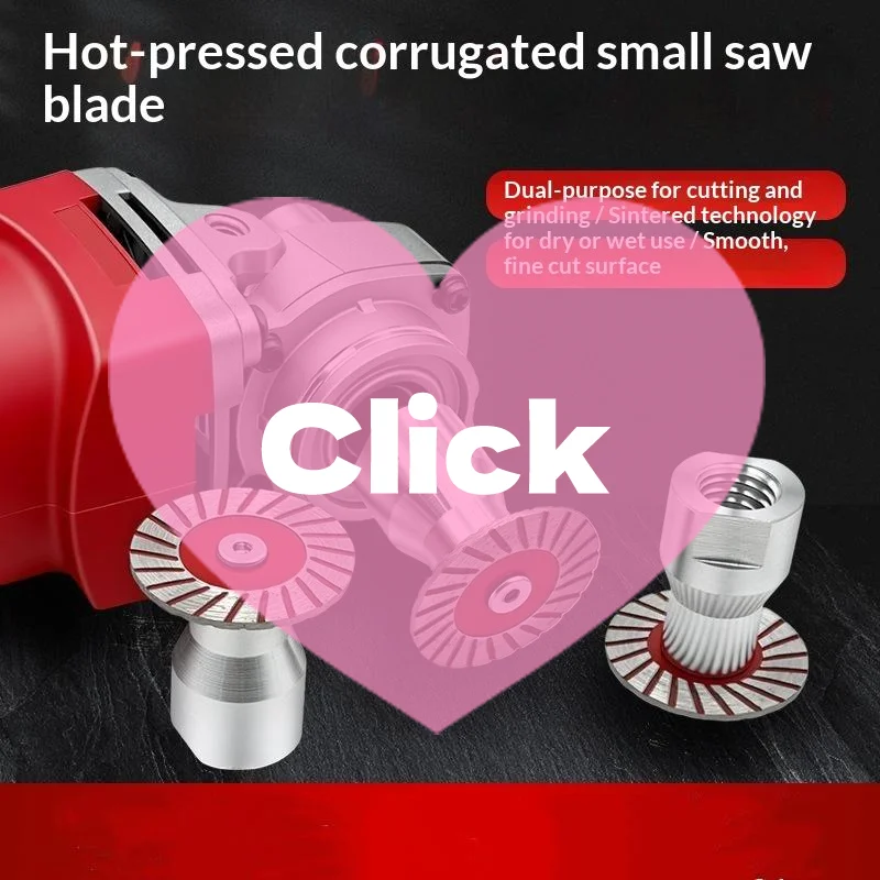 Diamond Turbo Saw Blades With Connecting Rod M14 Thread Screws For Professional Stone Engraving Masonry Slotting Tool