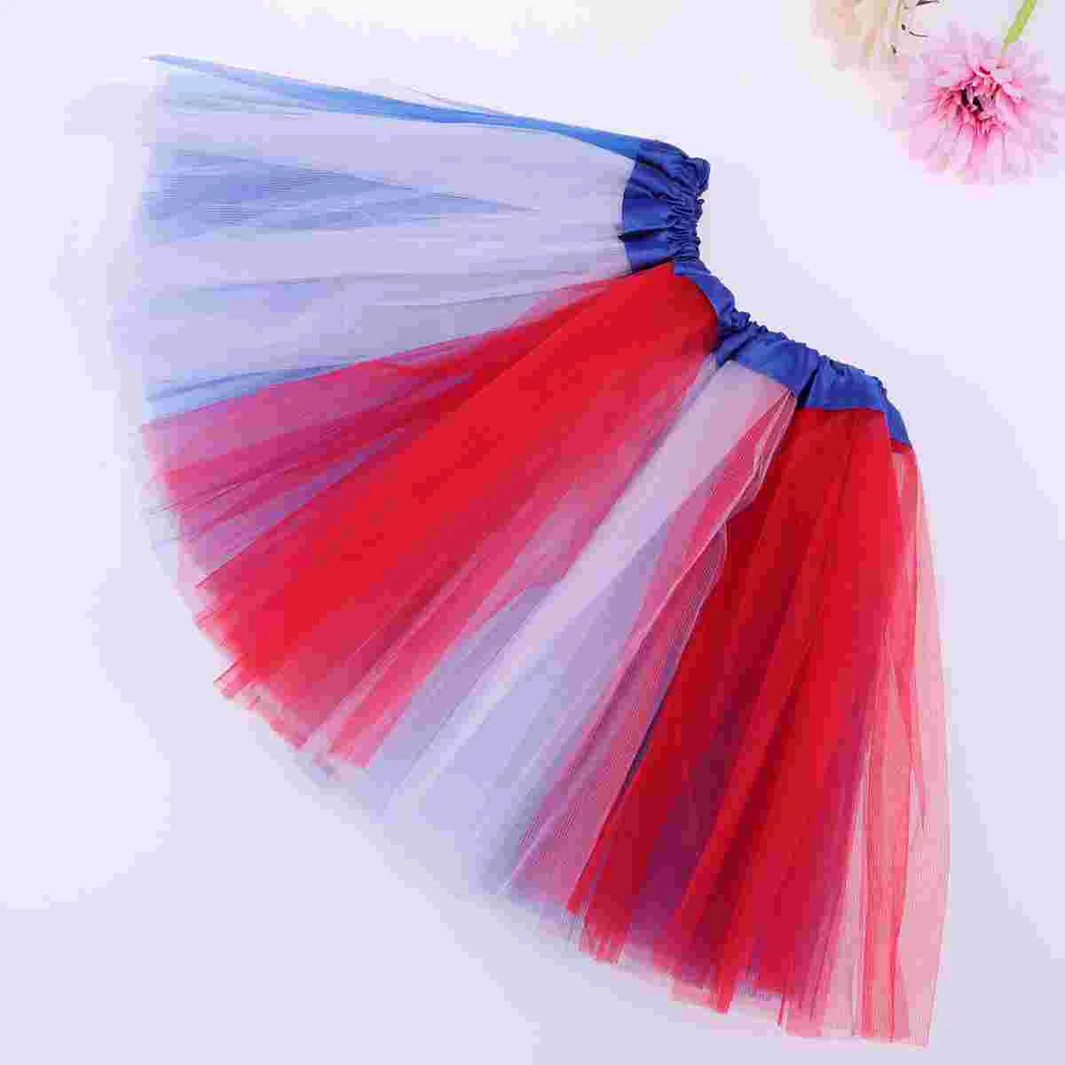 American Flag Tutu Skirt 4th of July Patriotic Skirts Independence Day Party Dresses for Memoridal Day Costume