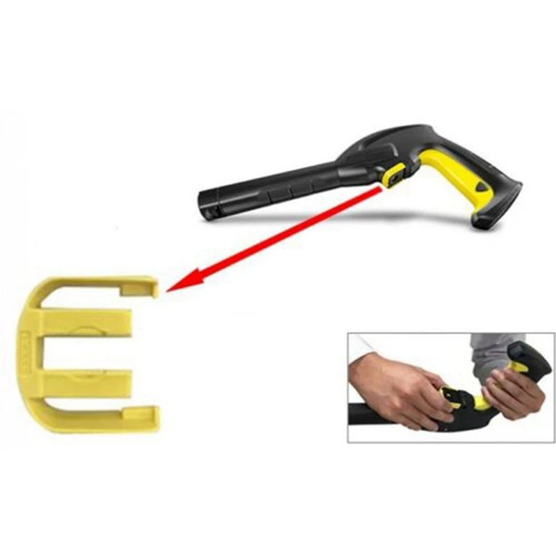 Connettore a clip giallo tipo C 6 pezzi per Karcher K2 K3 K7 parti della rondella di alimentazione a pressione domestica per auto Trigger per uso domestico