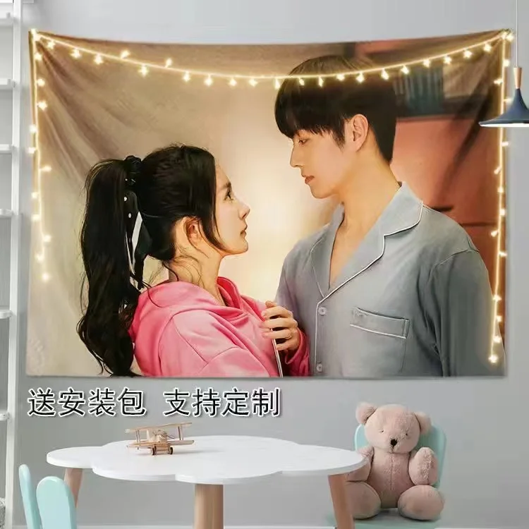 Xu Kai Yang Mi Posters Hanging Cloth She and Her Perfect Husband Drama Stills Photos Picture Tapestry Home Wall Decor Background