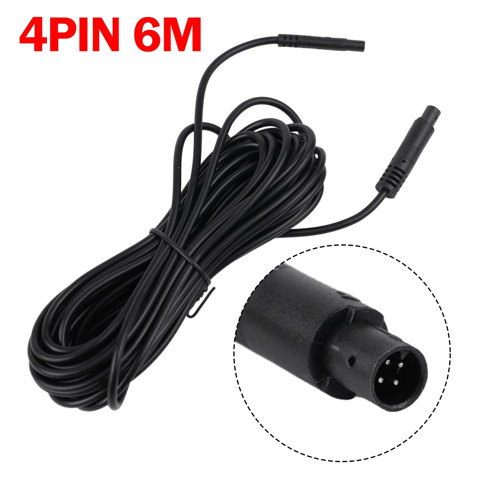 4 Pin Auto DVR Camera Extension Cable Male To Female 6M Auto Reversing Parking Camera Video HD Monitor Camera Wire