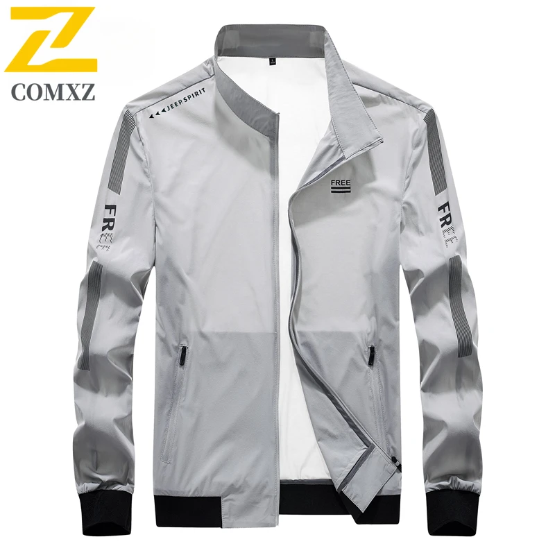 Ice Silk Men Sunscreen Clothes Fashionable Printing Lightweight Comfortable Breathable Sports Skin Clothes Outdoor Hike Jackets