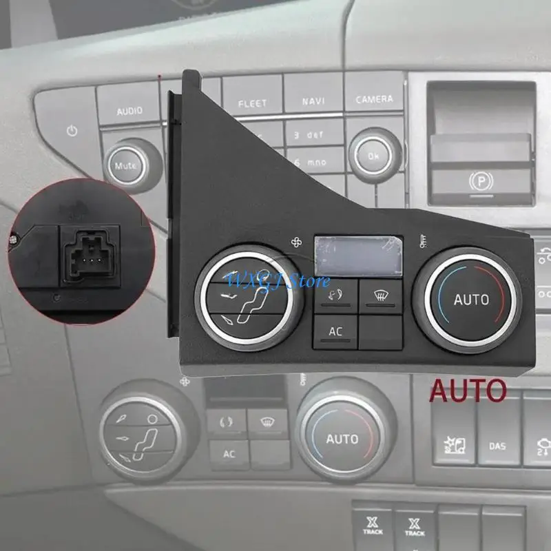 

37JE Heavy Duty Truck Climate Control Panel with Rapid Temperature Adjustment LCD Control Panel 22130996 for Auto FH Use