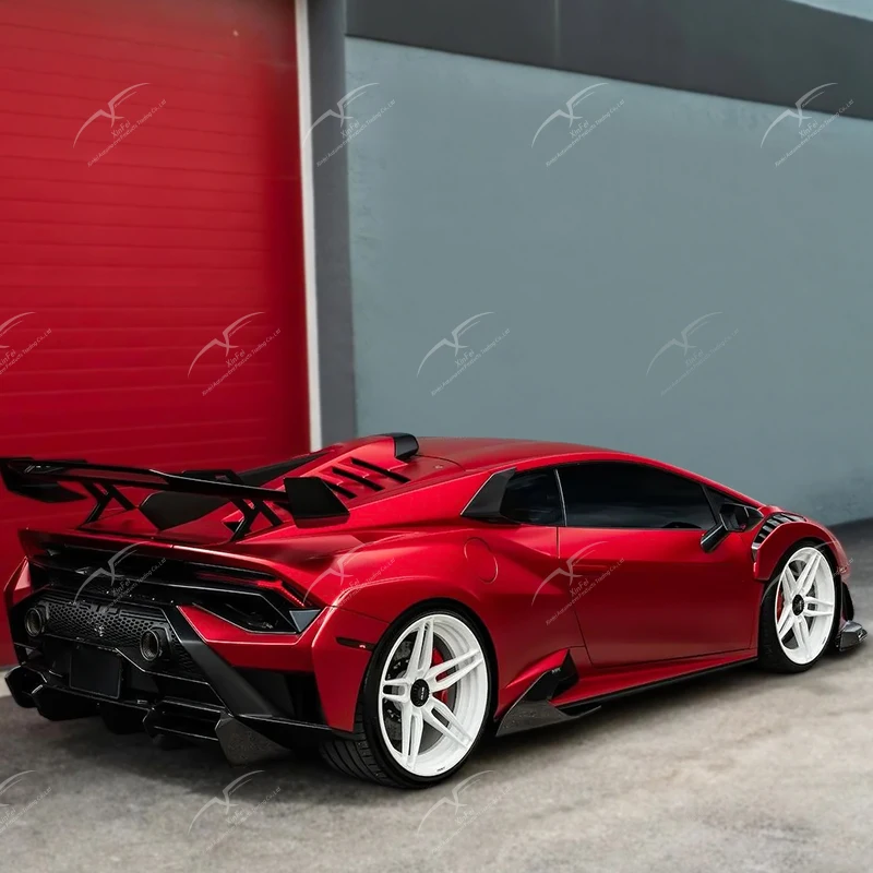 Aussehen Upgrade Kohlefaser Autoteile Body Kit Spoiler Frontlippe Seitenschweller passend für Hurricane Modifikation STO