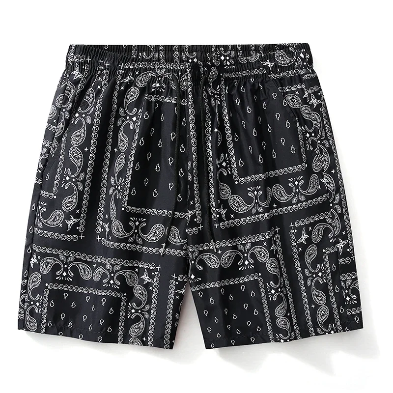 Beach Shorts Men Summer Breeches Board Shorts Large Euro US Size Thin Quick Dry Trousers Casual Sports Short Pants Sportswear