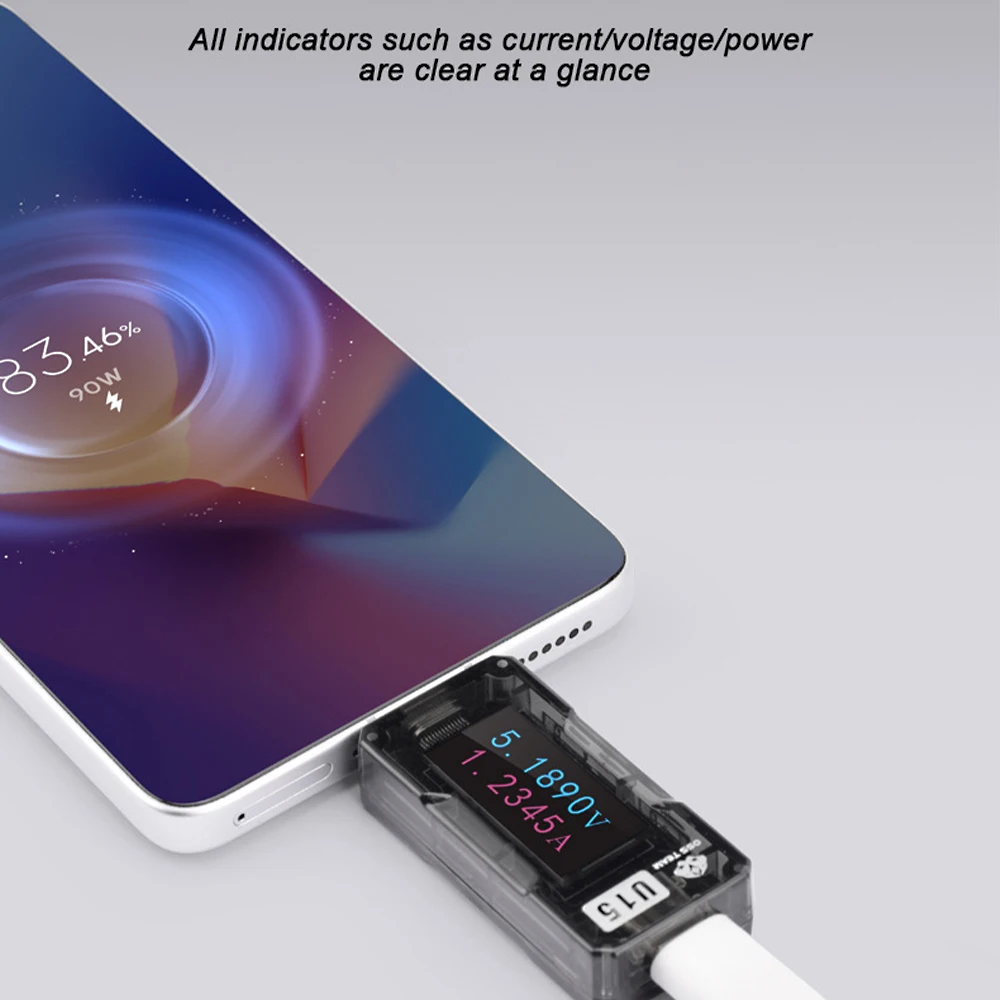 OSS TEAM Fast Charging Tester U15-16 TYPE-C USB-A Current and voltage Automatic detection of multiple fast charging protocols