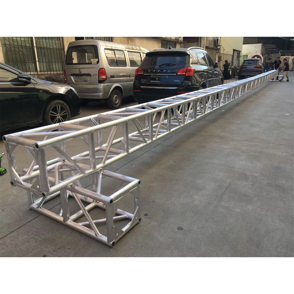 

Aluminum 300 X 300mm Box Square Led Display Screen Stage Lighting Bolted Screw Tomcat Truss